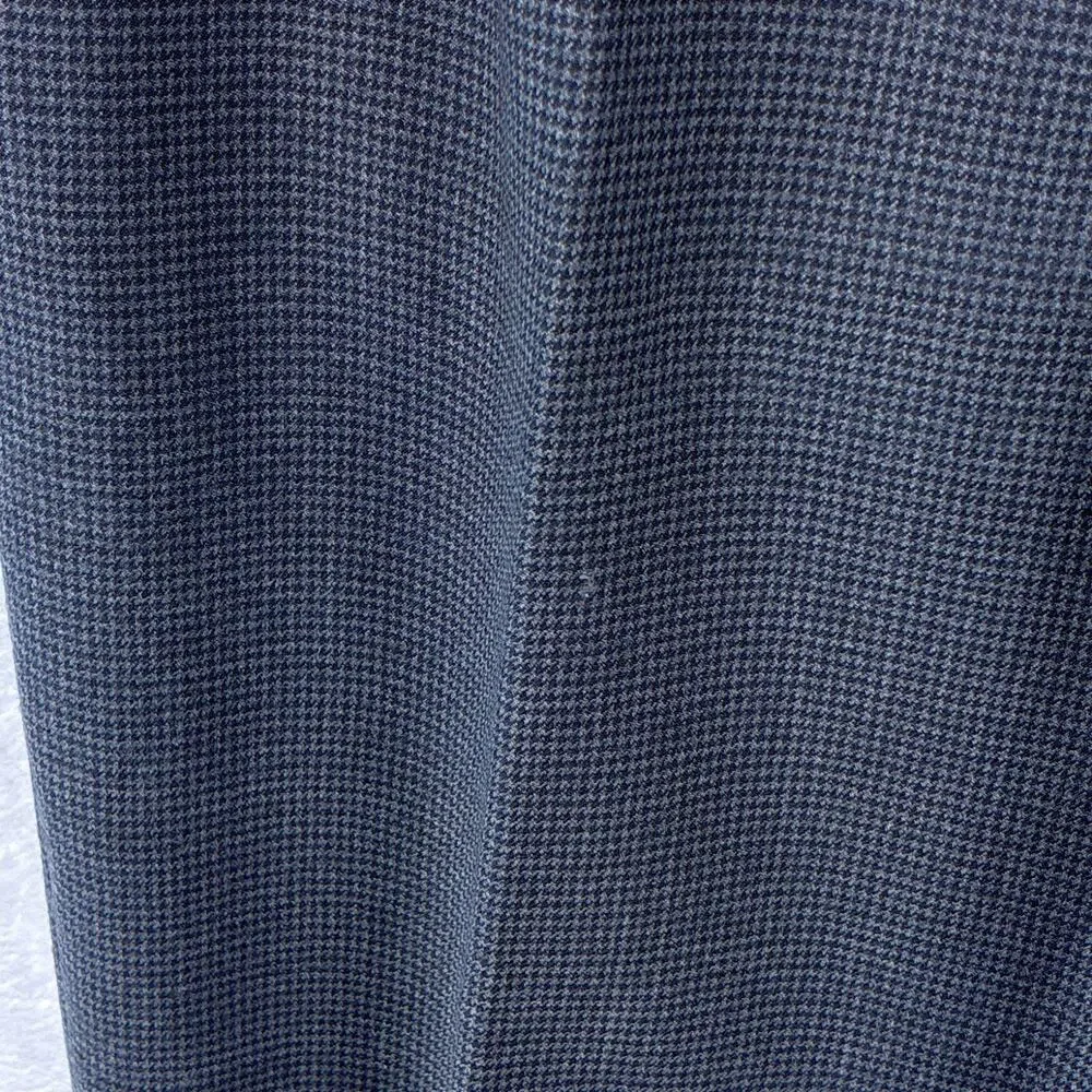 Brooks Brothers Pants Mens 36x32 Gray Houndstooth Wool Pleated Preppy Luxury